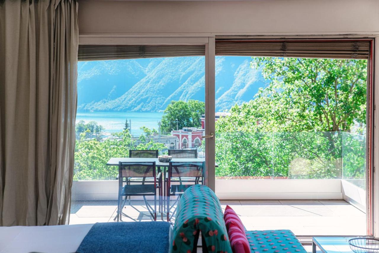 Panoramic Studio By Quokka 360 - Open Space Apartment With Terrace ルガーノ エクステリア 写真