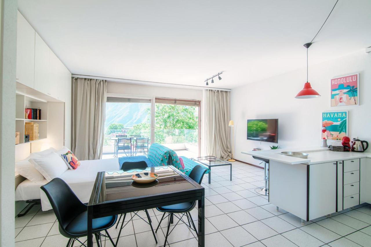 Panoramic Studio By Quokka 360 - Open Space Apartment With Terrace ルガーノ エクステリア 写真
